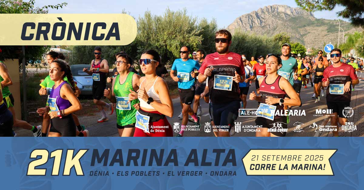 OBERT HARRISON I JESSICA ARACELI RUIZ, S’ENFILEN EN ELS MES ALT DEL PODI A L’ÉSSER ELS VENCEDORS DE LA SEGONA EDICIÓ DE LA MITJA MARATÓ DE LA MARINA ALTA
